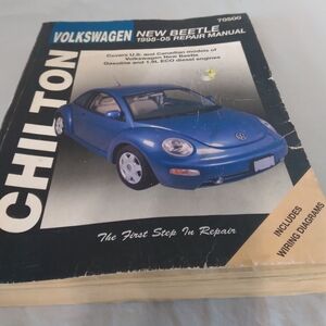 Chilton Volkswagen New Beetle Repair Manual - Blue Cover